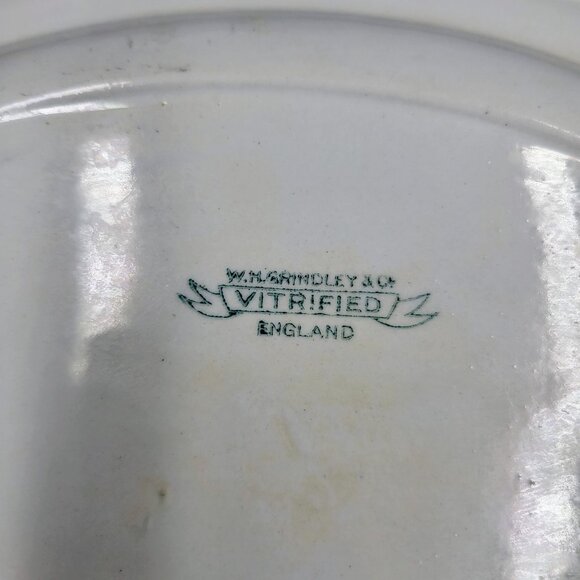 Vintage Oval Plate Platter W.H Grindley Vitrified England Restaurant Ware Read - Picture 7 of 10